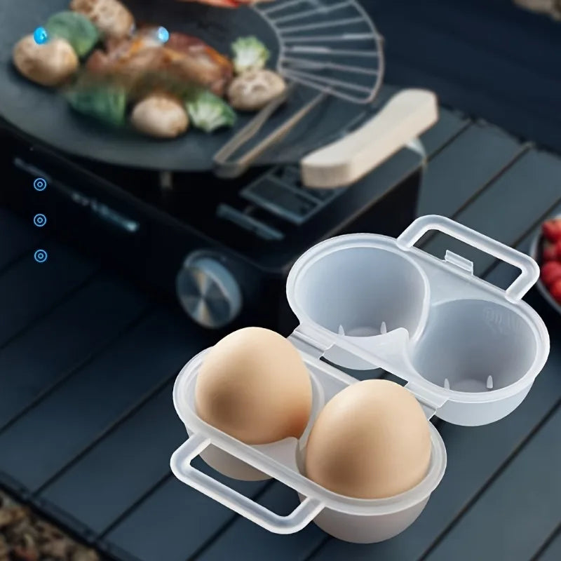 1/2pcs Outdoor Portable Shockproof Egg Box. Anti drop egg storage box, portable egg box.refrigerator storage box. storage box