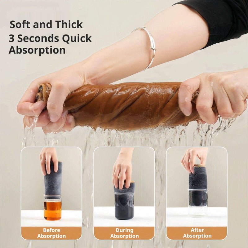 SEAMETAL 3/6/9PCS Car Wash Microfiber Towel 30x30/40x40CM Double-Side Suede Microfiber Car Cleaning Drying Cloth 450GSM Wash Rag