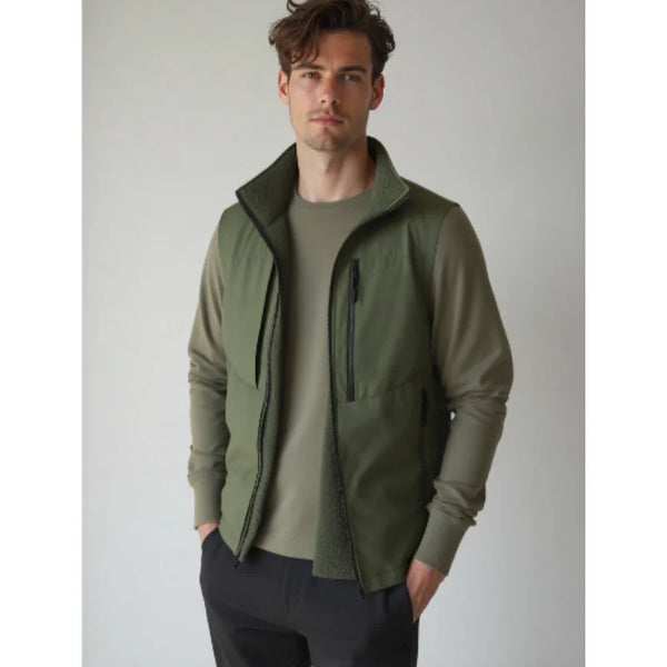 Multi-pocket outdoor suit vest coat custom logo10 Colors Casual vest winter warm sleeveless vest jacket 2025 Autumn/Winter