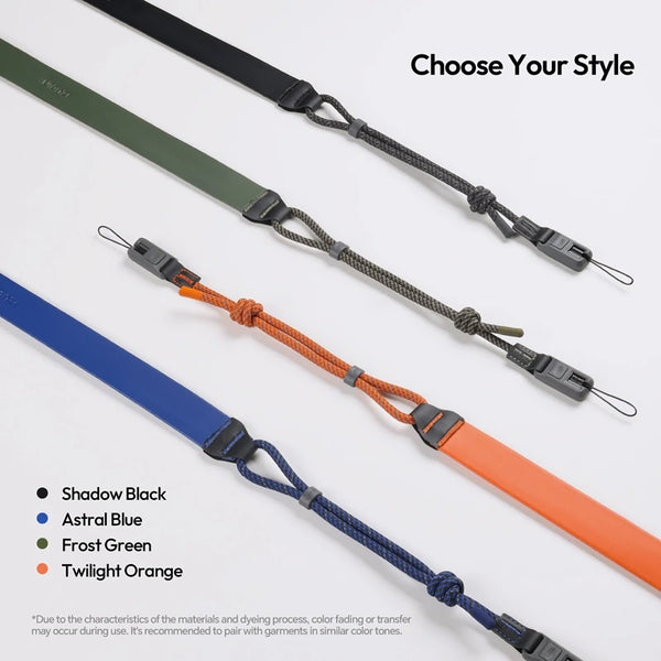 ខ្សែស្ពាយកាមេរ៉ា Ulanzi CSS2 U-Snap Lite Neck Strap ប៊ូឡុងសម្រាប់ Canon Sony Nikon Fuji គ្រឿងបន្លាស់ថតរូប