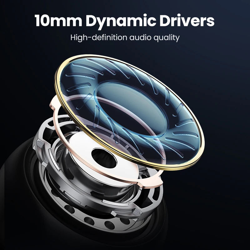 UGREEN USB Type C Earbuds Wired Earphones Microphone Headphones HiFi Stereo For iPhone 15 Pro Samsung Galaxy S21 Google Pixel 5
