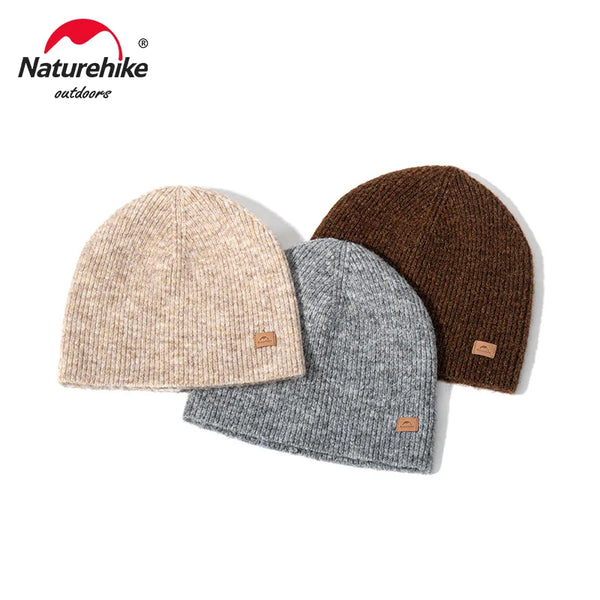 Naturehike Unisex Kintted Hat Single Layer Wool Hat Sports Hiking Mountaineering Camping Winter Qutdoor Warm Hats Windproof