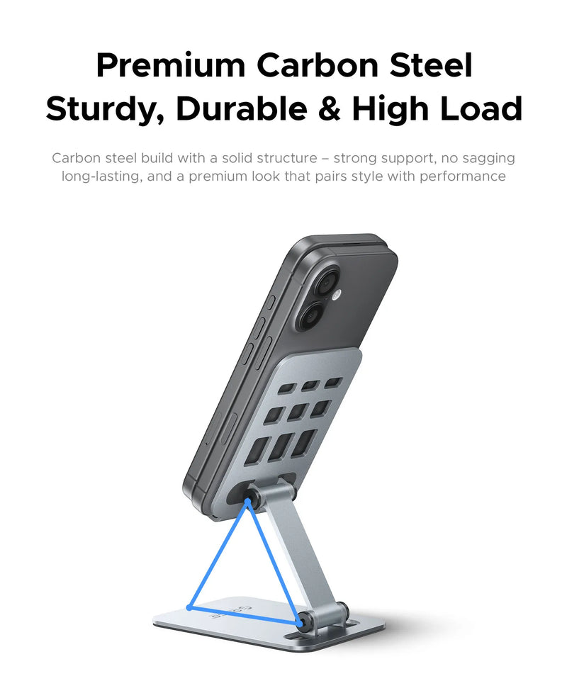 ORICO Portable Phone Holder Hollow Heat Dissipation Design Stable Max Load 400g Universal for Videos Travel Sports Cooking