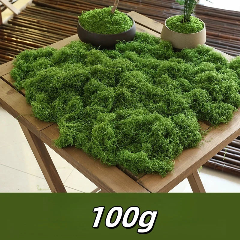 Artificial moss filaments moss lawn people fake moss do not fade DIY scene layout