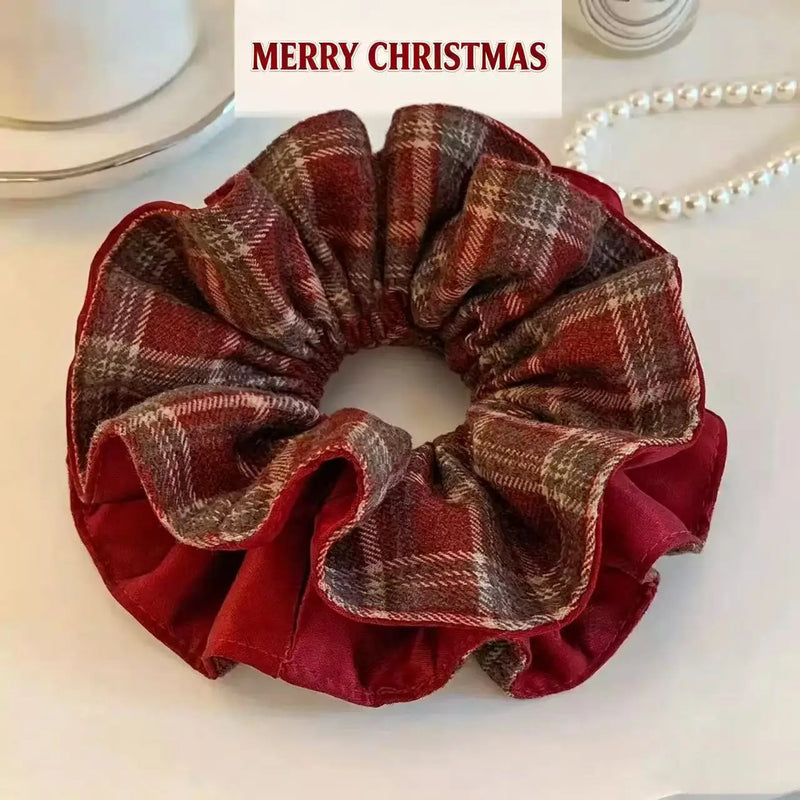 Maruko Large Intestine Hair Hoop 2026 New Sensation Head Flower Disc Hair Artifact Head Rope Advanced Intesti