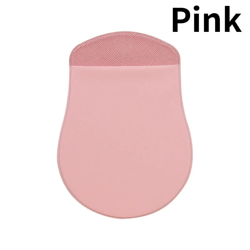 1pc Self-adhesive Mouse Storage Bag Notebook Computer Back Sticker Storage Bag,3 Colors, Seamless Mouse Storage Bag