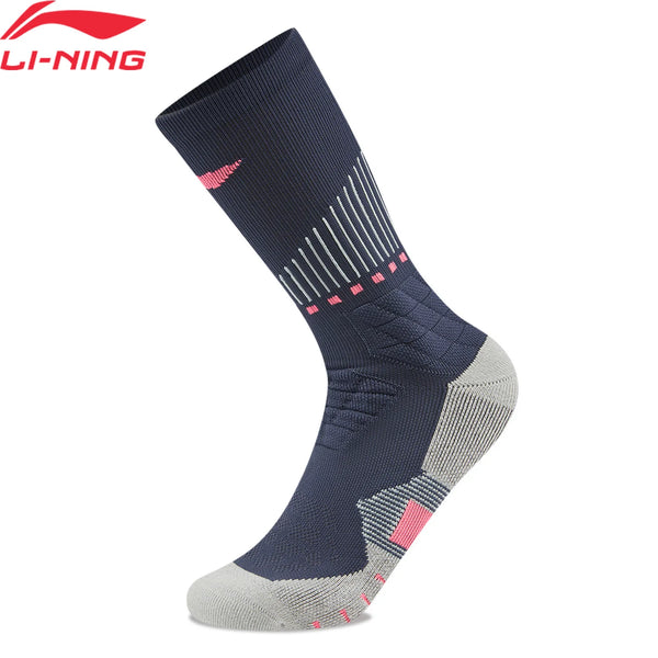 ស្រោមជើងបាល់បោះ Li-Ning Unisex ទំហំ 24-28cm LN ធន់នឹងបាក់តេរី ទន់ និងយឺត មានផាសុកភាព ស្រោមជើងកីឡាទាន់សម័យ AWLW037