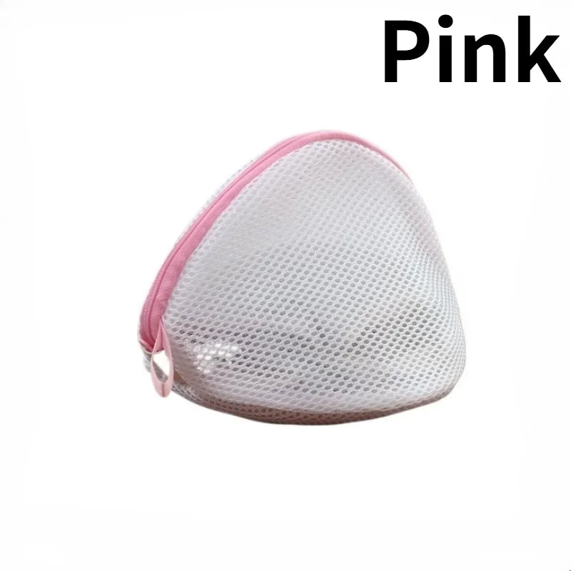 1PC Semicircular Bra Laundry Bags, for Underwear, Socks Prevents Tangling, Deformation, Abrasion, Protects Clothes, 2 Colors Opt