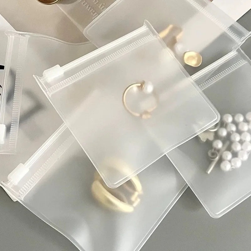 Clear Zipper Bags with Air Holes - Storage Bags forChargers and Small Items,Transparent Rectangular Design for Easy Organization