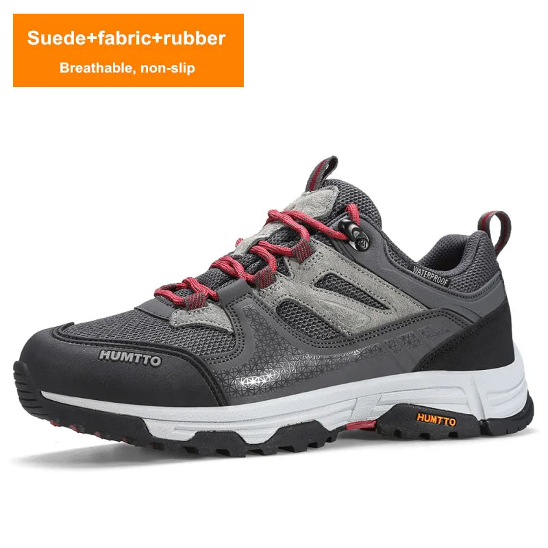 HUMTTO Hiking Shoes for Women Non-slip Outdoor Womens Shoes Luxury Designer Breathable Sports Trekking Climbing Sneakers Woman