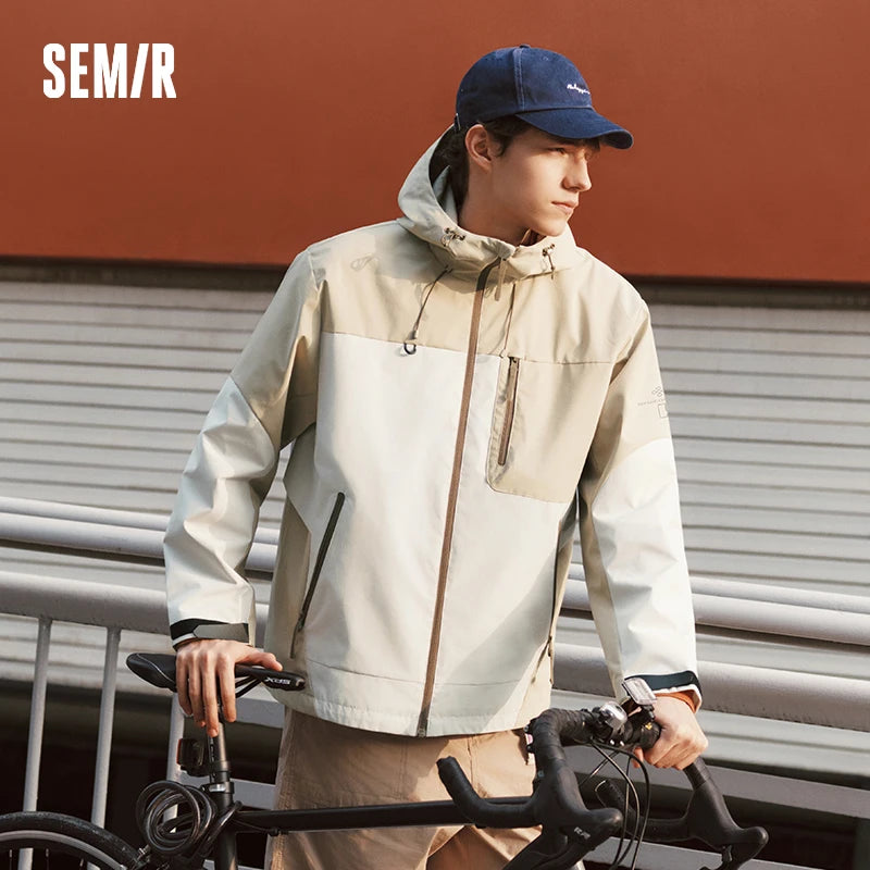 Semir Jacket Couple's Outfits Four-Proof Windproof Waterproof Warm 2025 New Spring Trendy Jacket