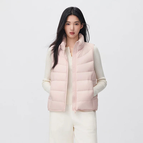 អាវកាក់ Semir សម្រាប់នារី ការពារទឹក ទម្ងន់ស្រាល ៩០ ភាគរយ ធ្វើពីរោមចៀម ក្រណាត់ទន់ ងាយស្រួលពាក់ប្រចាំថ្ងៃ រដូវរងាថ្មីឆ្នាំ ២០២៦