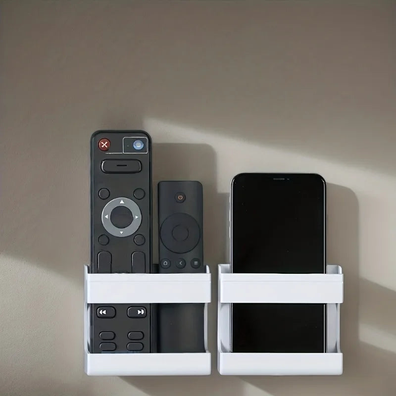 2PCS Multi-Purpose Mount Secure Phone Charger,Organize Remote Controls Universal Wall,Desk Holder for Router,Bedside Nightstand