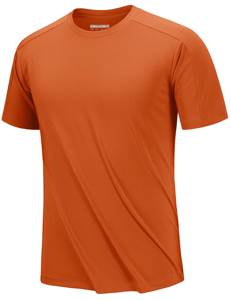 TACVASEN Mens Workout Shirts Mesh Cool Athletic Dry Fit Short Sleeve Running T-Shirts Gym Moisture Wicking Performance Tee Tops