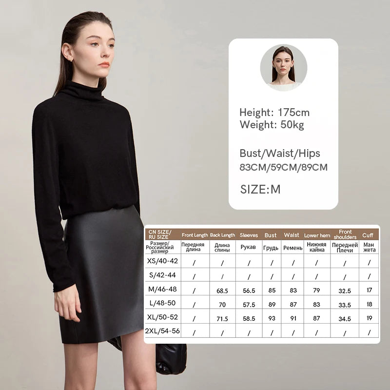 AMII Women's Sweater 2026 Autumn New Solid Versatile Top Female Full Knitted Wool Basic Long Sleeves Pullover for Woman 12523161