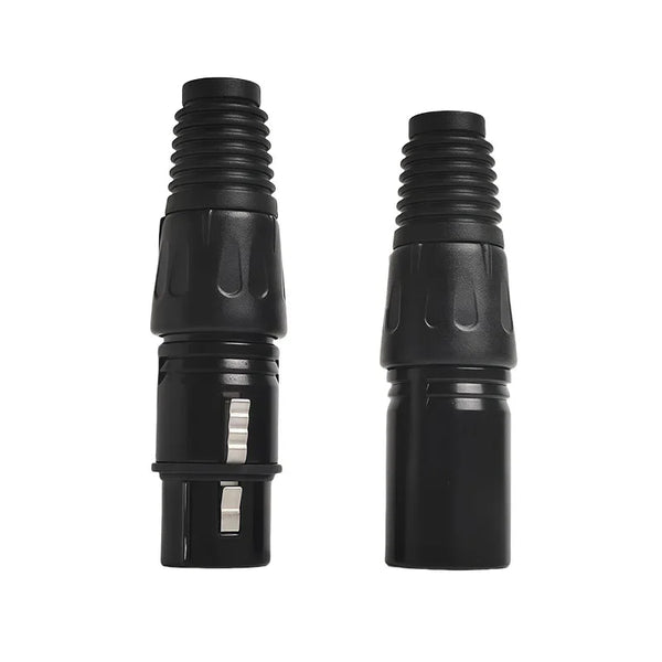 អាដាប់ទ័រ XLR ប្រុសទៅស្រី 3-Pin ចំនួន 4/10/20 ដុំ - ឌុយអូឌីយ៉ូមានតុល្យភាពសម្រាប់មីក្រូហ្វូនឧបករណ៍បំពងសម្លេង