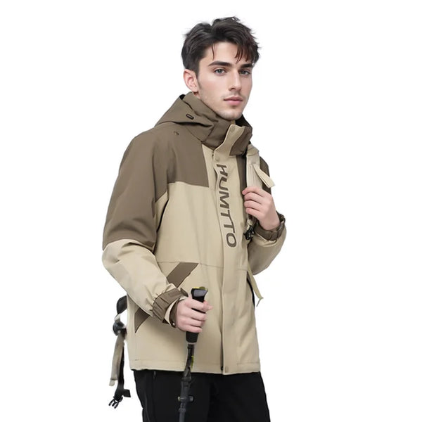 HUMTTO Waterproof Men's Women's Jacket Autumn Winter Keep Warm Camping Hiking Jackets Ladies Jackets Outdoor Windbreaker Coats