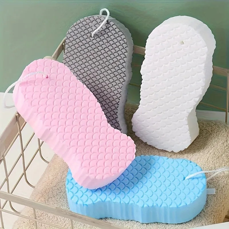 3D Exfoliating Body Scrub Sponge,Reusable Exfoliating Bath Ball for Deep Cleansing and Smooth Skin, Bathroom Accessory.