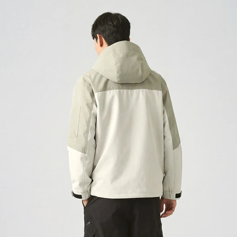 Semir Men Jacket Outdoor Mountain Style Hooded Loose Couple Casual Style Autumn Lightweight Outerwear Daily Wear 2026