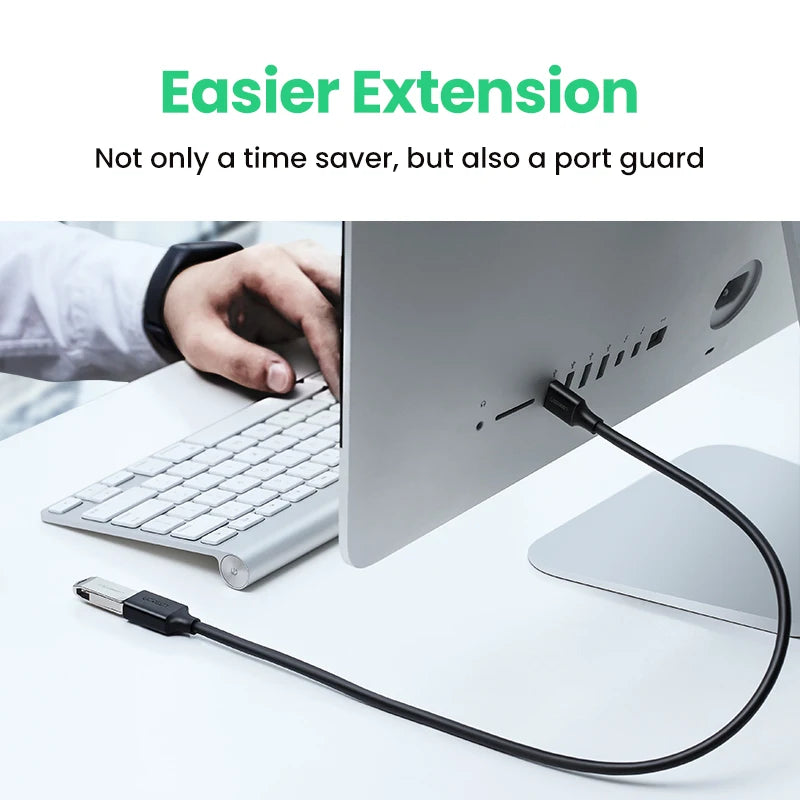 UGREEN USB Extension Cable USB 3.0 Cable for Smart Laptop PC TV Xbox One SSD USB 3.0 2.0 Extender Cord Mini Fast Speed Cable
