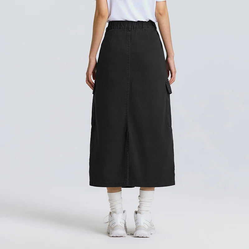 Semir Women Skirt Brushed 2026 Solid Side Split Straight Workwear Urban Casual Everyday Style Soft Comfortable Daily