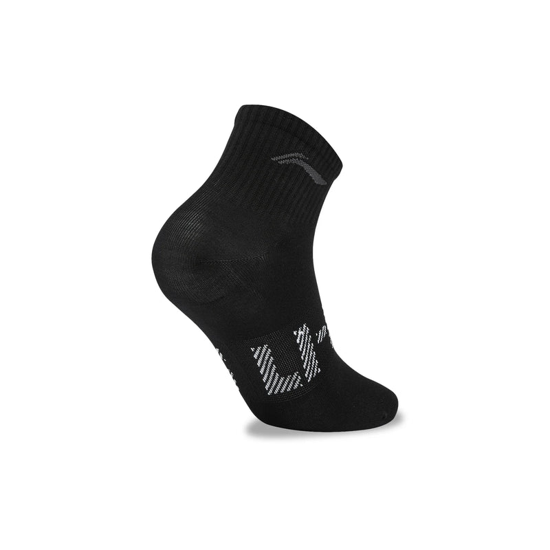 ស្រោមជើង Li-Ning Unisex ៣គូ រចនាបថកីឡា 57% កប្បាស 23.8% អាគ្រីលីក 17.1% ប៉ូលីអាមីត 2.1% អេឡាស្ទីន ស្រោមជើង LiNing ប្រវែង 22-28សង់ទីម៉ែត្រ AWTW007