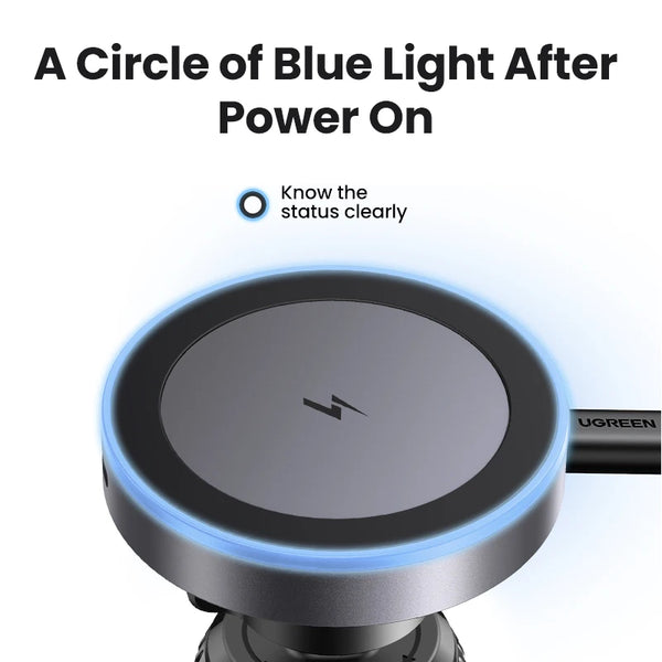 RU UGREEN Qi2 25W 15W Magnetic Car Phone Holder Wireless Charger Stand For iPhone 16 17 Pro Max Charging for Magsafe Car Charger