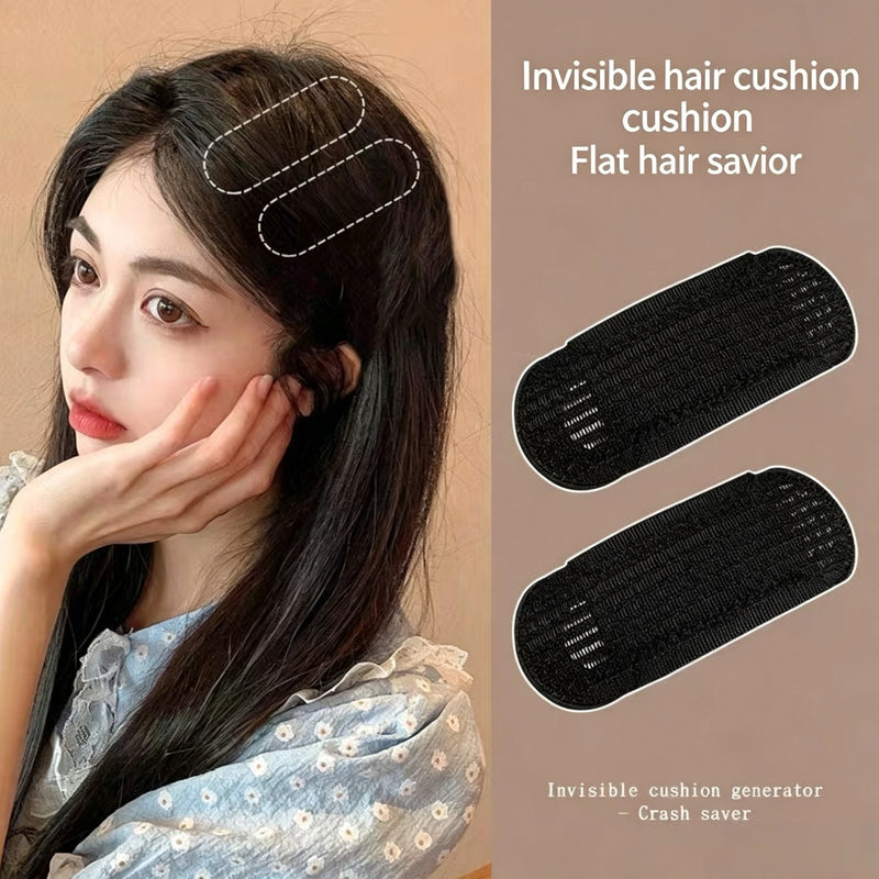 4/2PCS Fluffy Skull Top Height Boosting Hair Clip Invisible Curling Bottom Fluffy Sponge Bundle Female Styling Tool