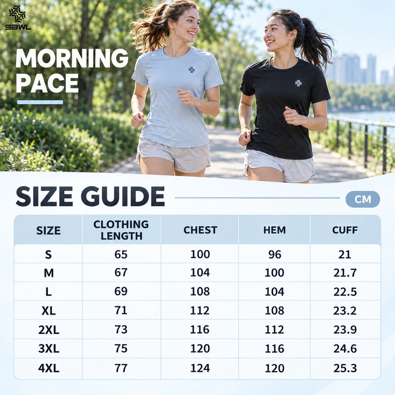 SBWL 2026 Harajuku Summer High-Quality Woman's Outdoor Leisure Sports Quick-Drying T-Shirt Running Short Sleeve Loose Tops