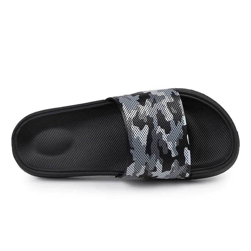 Summer Mens EVA Camouflage Slippers Men Slides Slippers Cheap Anti Slip Soft Comfortable Slipper Size 39-46 47 48