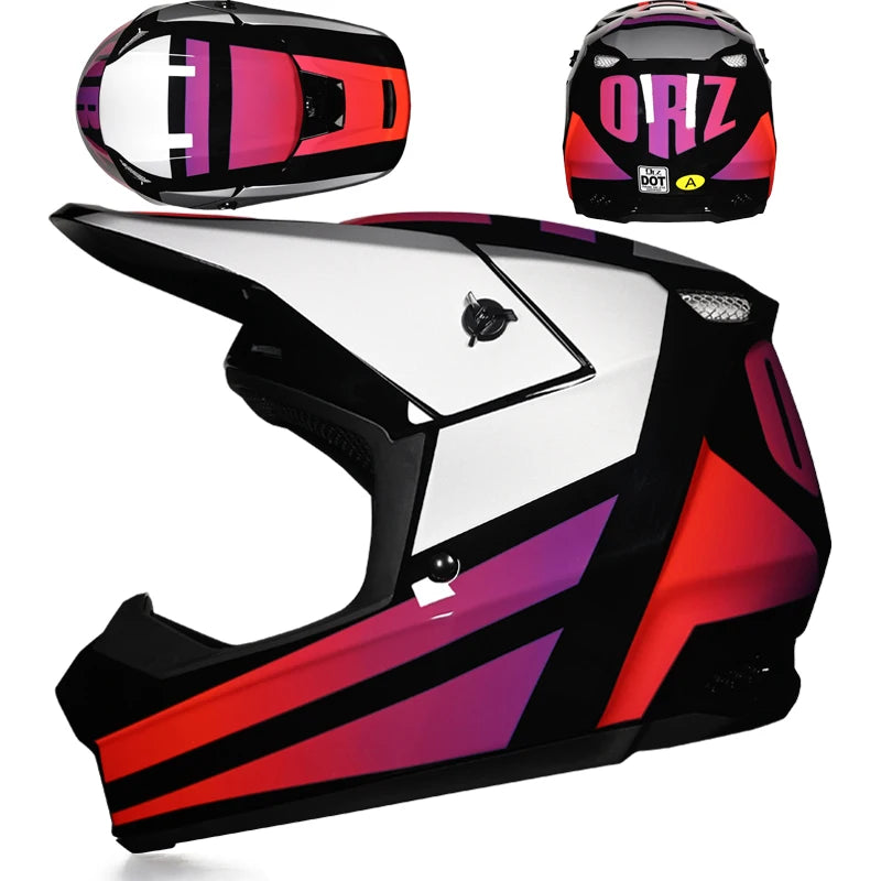 New Motorcycle Helmet Full Face Racing Off-road Helmet Men Downhill AM DH Cross Capacetes Cascos Para Moto DOT Certification