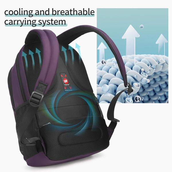Tigernu Anti Theft Backpack For Women Large Capacity 15.6inch Laptop Backpack Bag Travel Bag Schoolbag For Women Girls
