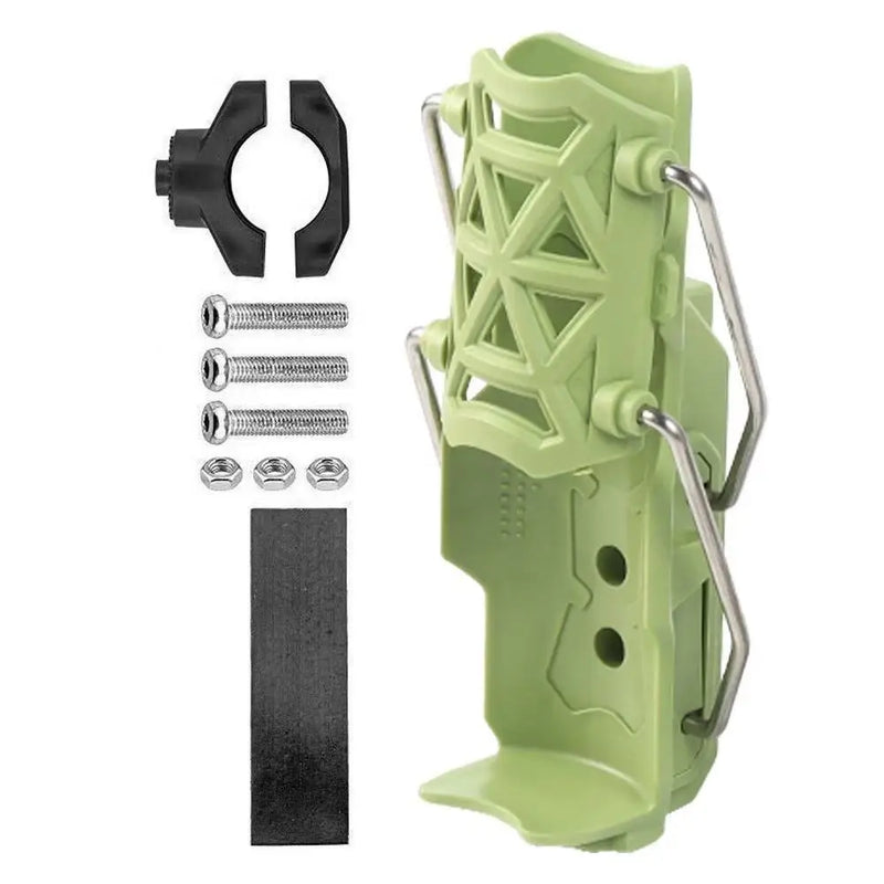 Universal Hollow-out Punch-Free Rotating Water Bottle Holder for Cycling Electric Bikes & Motorcycles Adaptive Bike Accessory
