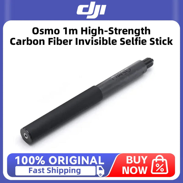 DJI Osmo 1m High-Strength Carbon Fiber Invisible Selfie Stick High-strength carbon fiber makes it lightweight for DJI Osmo 360