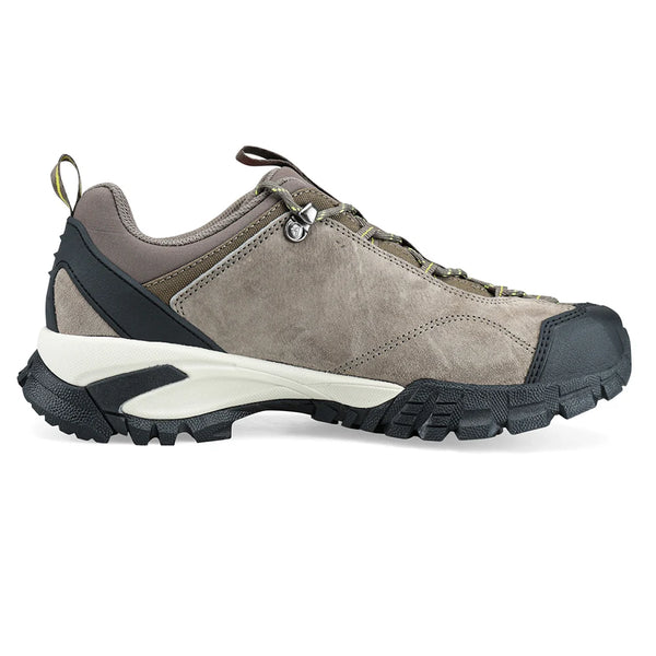 HUMTTO Mens Hiking Shoes Genuine Leather Cushioning Breathable Trekking Shoes for Men Non-slip Outdoor Designer Man Sneakers