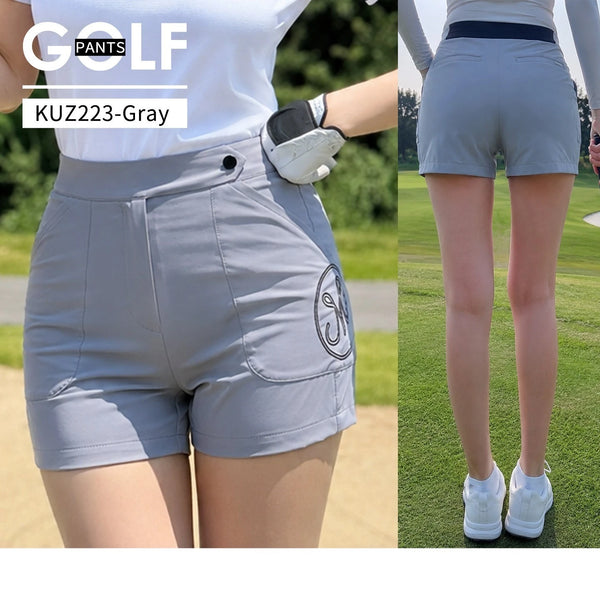 PGM Golf Clothing Women's Summer Shorts Slim and Breathable Ball Pants KUZ223