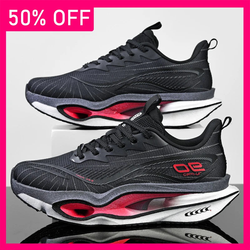 Unisex Sports Shoes Rebound Cushioning Soft Sole Professional Training Shoes Light Marathon Fitness Comfortable Running Shoes