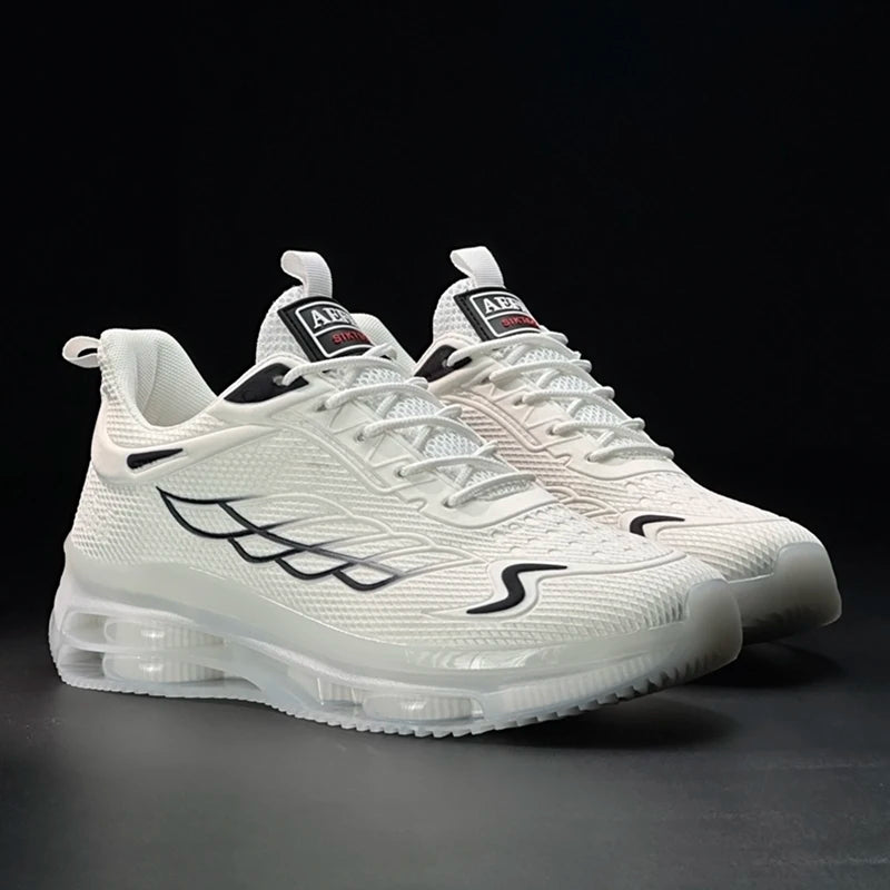 Mens Running Shoes 2025 New Outdoor Breathable Leisure Fashion Mesh Sneakers Outdoor Sports Trendy Tennis Shoes for Men