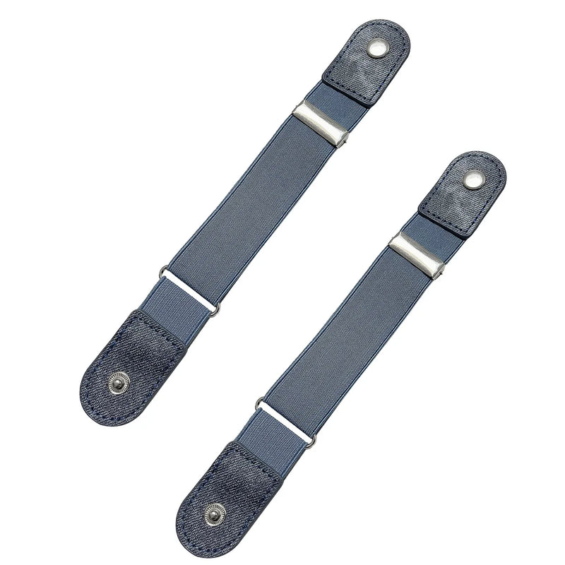 2pcs Women's Casual Belt Set,Simple Short Elastic Waistband for Jeans, Available 6 Colors to Match Various Styles,elastic band