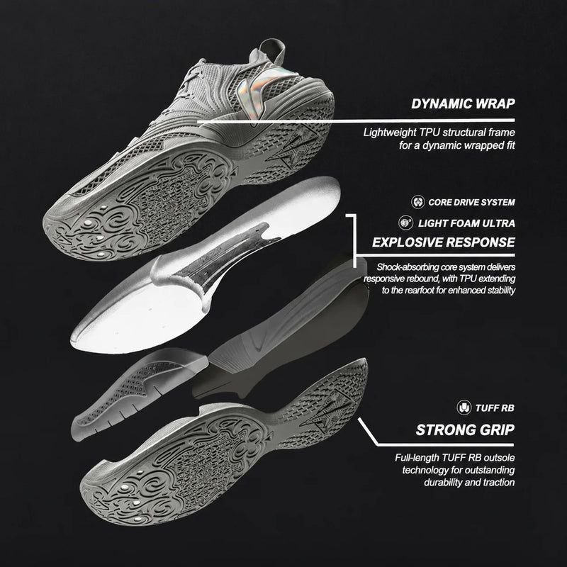 ស្បែកជើងបាល់បោះបុរស Li-Ning JIMMY BUTLER BUCKETS 2 Professional ផលិតពី LIGHT FOAM ULTRA LiNing Performance Sports Shoes ABAW041