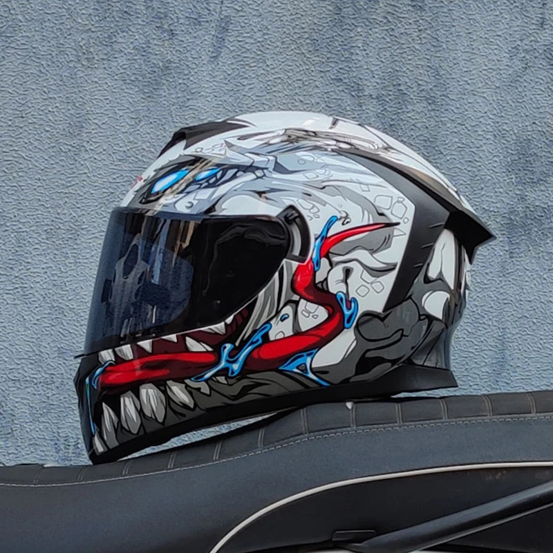 LVS Motorcycle full Face Helmets Moto Racing helmet Adult safety helmet DOT certification