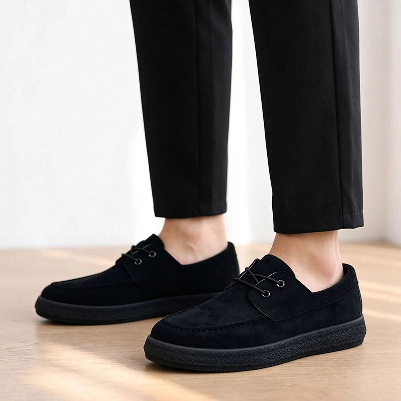 Men's slip on casual shoes four seasons new breathable light soft sole lazy shoes fashion Joker outdoor walking party tide shoes