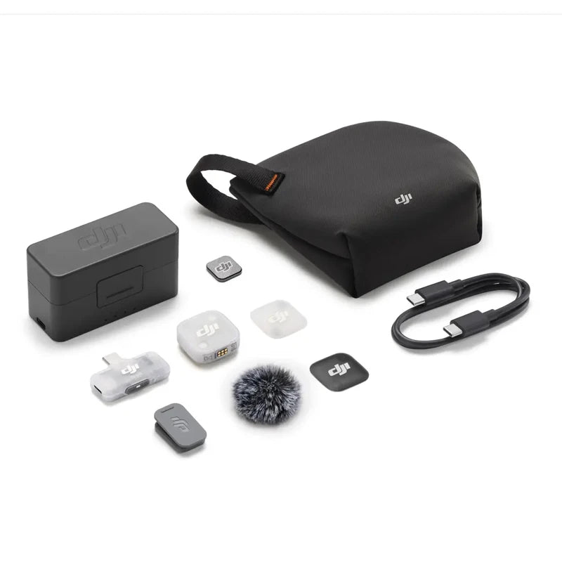 DJI Mic Mini 2 Lightweight & Versatile, Compact Storage High-Quality Audio Two-Level Noise Cancelling 48-Hour Operating Time