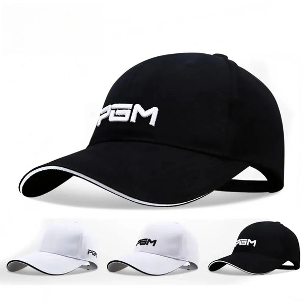 Golf Caps Adjustable Hats Outdoor Sport Cycling Hiking Cap For Men Women Windproof Travel Cotton Cap Black White Hat MZ018