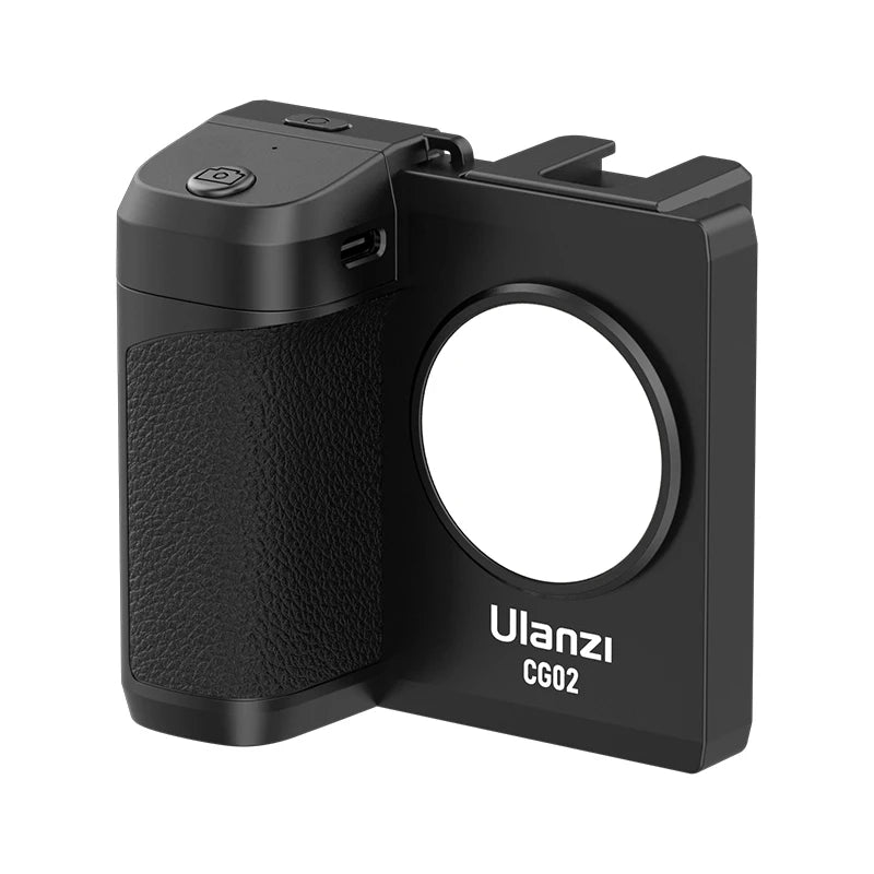 ដៃកាន់ថតរូប Selfie ស្មាតហ្វូន Ulanzi CG02 ឥតខ្សែ ប៊្លូធូស ជាមួយពន្លឺបំពេញ 5500k ជាឧបករណ៍រក្សាលំនឹងរូបថតកាមេរ៉ា