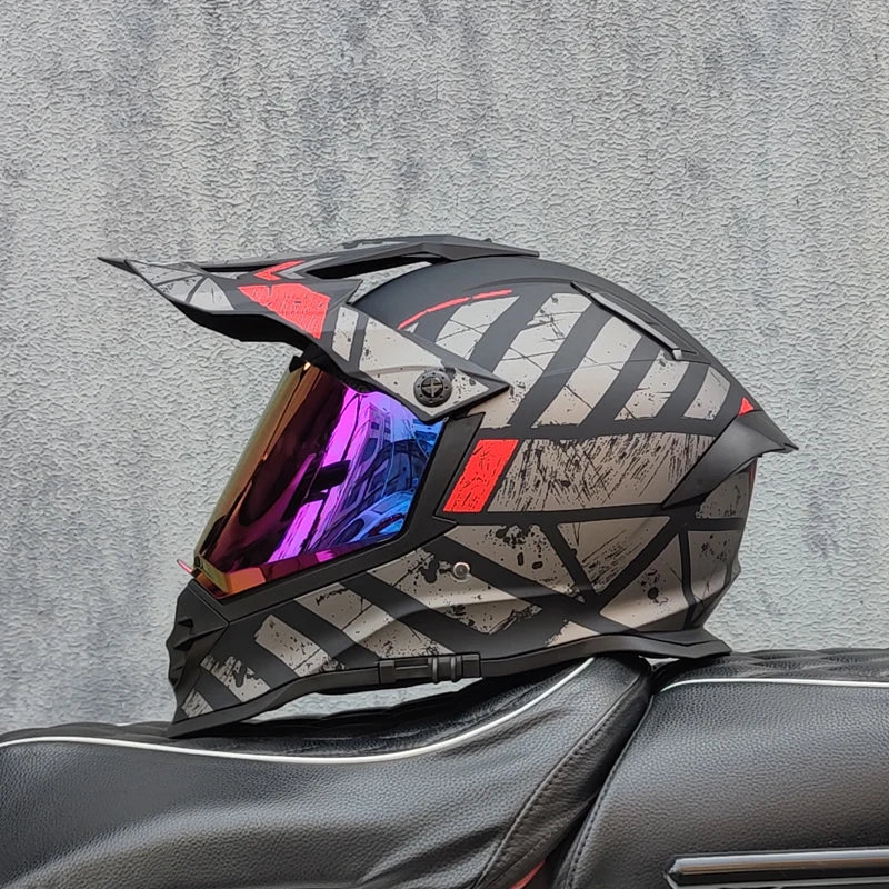 New off-road motorcycle helmet men and women motocross helmet full face kask downhill casque motocross enfant capacete
