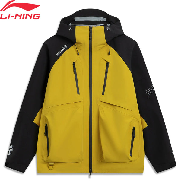 អាវក្រៅ Li-Ning សម្រាប់បុរស និងស្ត្រី ស្រទាប់តែមួយ LN PROOF ការពារព្យុះ រលុង ធន់នឹងការឆ្លុះពន្លឺ AEMV037