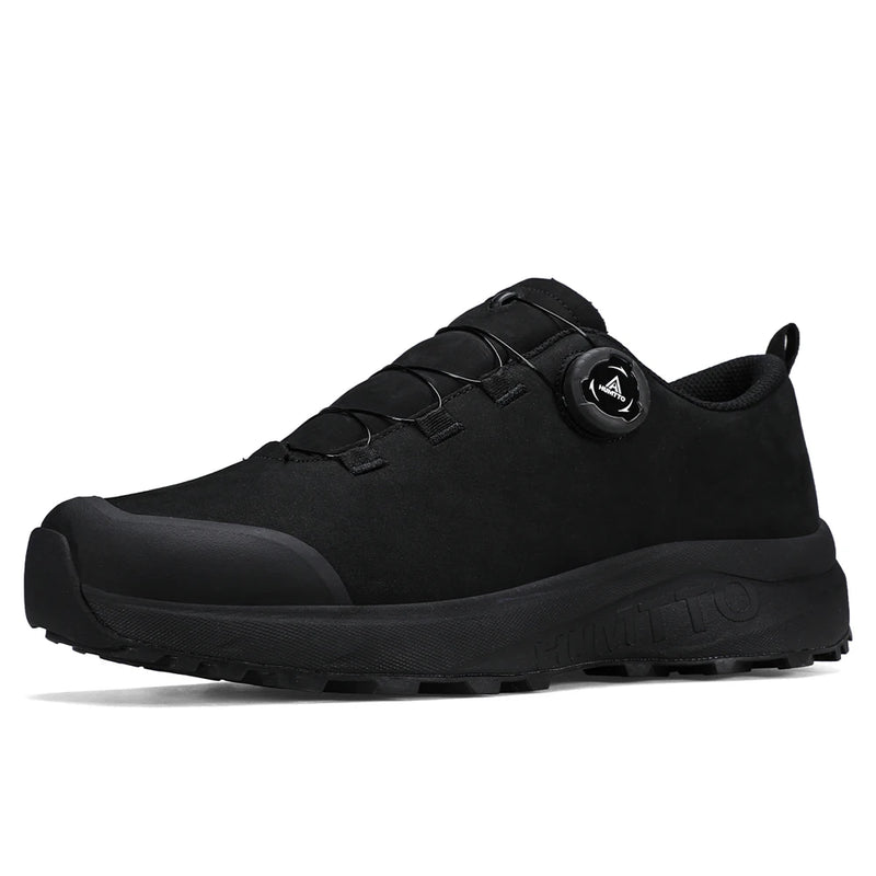 HUMTTO Hiking Shoes for Man Non-slip Water-resistant Mens Sneakers Breathable Outdoor Winter genuine leather Men Trekking Shoes
