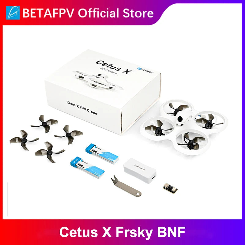 BETAFPV Cetus X FPV Kit Brushless FPV Quadcopter ឧទ្ធម្ភាគចក្រ RC ប្រណាំងក្នុងផ្ទះ យន្តហោះ RC