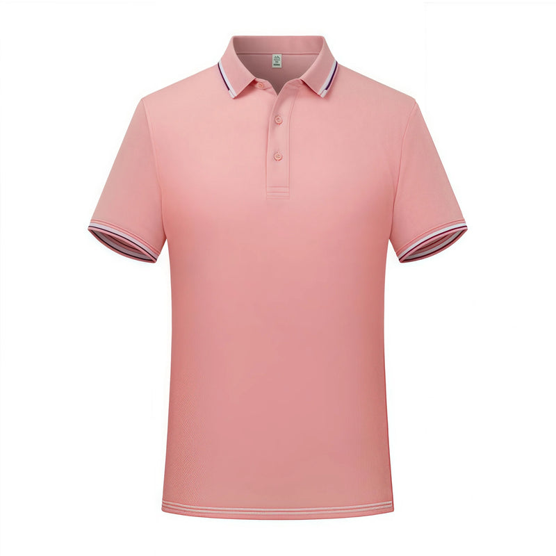 Customizable antibacterial high-end casual business comfortable Polo shirt collar T-shirt company Logo printed  staff team unifo
